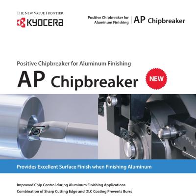 Positive Chipbreaker for Aluminum Finishing AP Chipbreaker